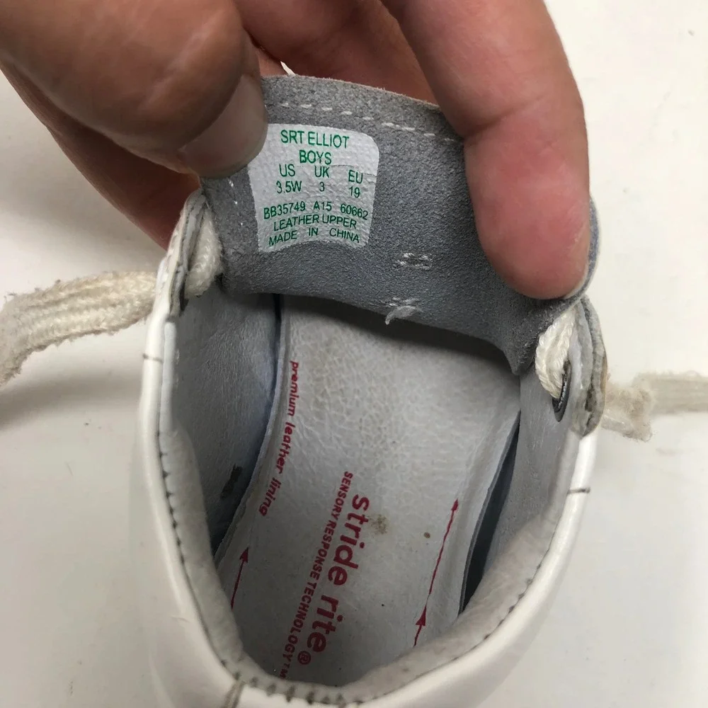 Stride Rite Shoes Bundle Unisex Multi Baby White SRT Elliot Emilia Taye 3-5